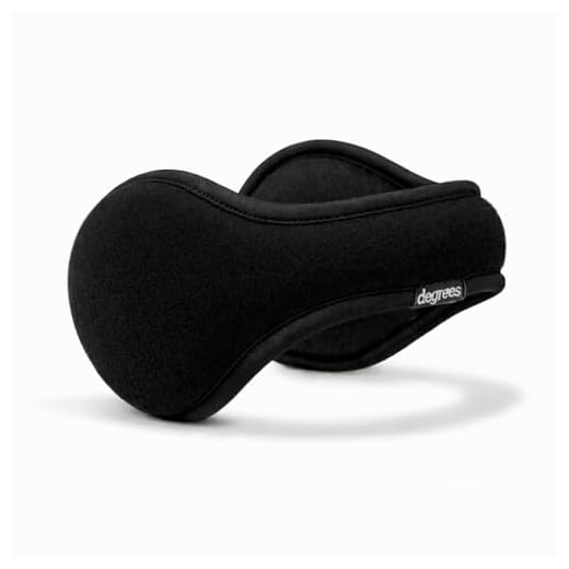 180s Fleece Behind-the-Head Earmuffs Black