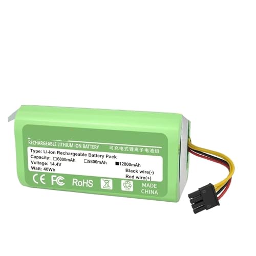 Batería De Iones De Litio De 14,4 V Y 2600 MAh, Compatible Con Cecotec, Compatible Con Conga, Batería For Robot Aspirador 1290, 1390, 1490 Y 1590 (modelo 520), Repuestos For Baterías De Barredoras.(26