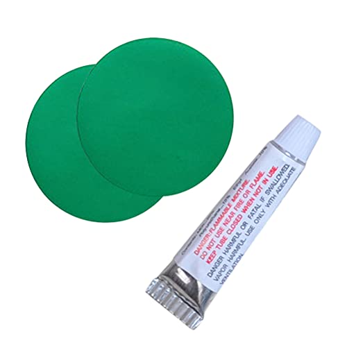 3 pièces Spa gonflable spa réparation Patch Transparent et Tube adhésif Kit de réparation de vinyle de revêtement de piscine humide ou sec pour Réparation de piscines gonflables Cover
