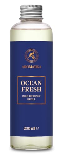 Recambio para Difusor Ocean Fresh 200 ml - Recarga Mikado Océano Fresco - Aroma Intenso y Duradero - Ambientador de Varillas para Hogar - Difusor Aromático - Aromaterapia