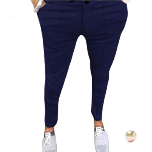 Men's Everyday Comfort Trouser | Regular Fit Full Length Pants with Soft Fabric-picture-55