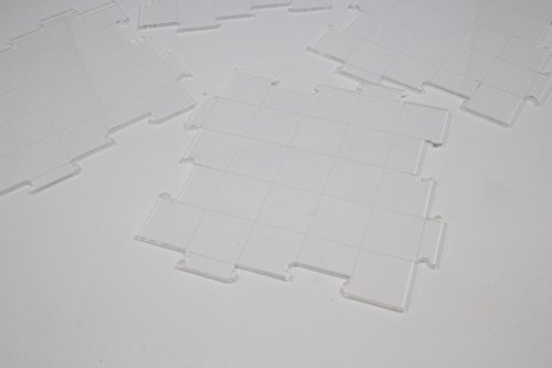 C4Labs Interchangeable Clear Battle Tiles Great For D&D And Rpg Games Small 10-Pack #TOP7
