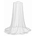 Mosquito Net Canopy Hanging Circular Curtain Netting for Single to King Size - Quick Easy Installation, Protects Baby Crib, Kid & Girls Bed