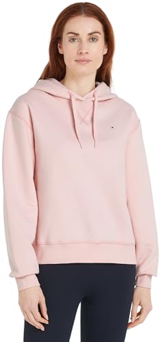 Tommy Hilfiger Damen Hoodie Flag On Chest mit Kapuze, Rosa (Delicate Pink),...