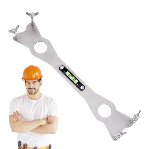Herramienta de grifo de desagüe de ducha recto de acero inoxidable, juego de llaves para grifo bajo la llave del fregadero, nivelador para tuberías de agua caliente y fría, versátil