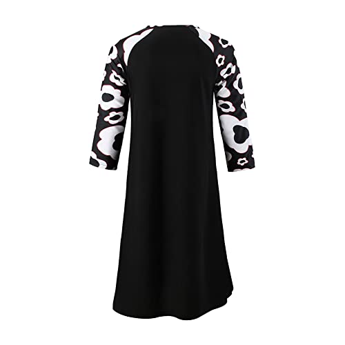 Image of SNOW DREAMS Girls Swim Dress 3 /4 Sleeve Modest Swimming Bathing Suits Tznius Beach Cover up Rush Guard