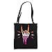 Lesbian Pride Flag Funny Skeleton Hand Lesbian Tote Bag