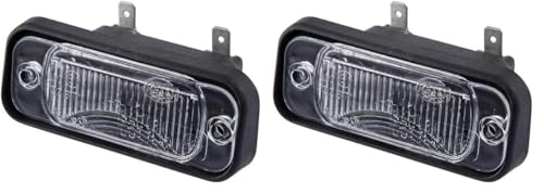 Piloto de matrícula HELLA 2KA 005 049-011 sistema de 24V montaje bilateral paquete de 2
