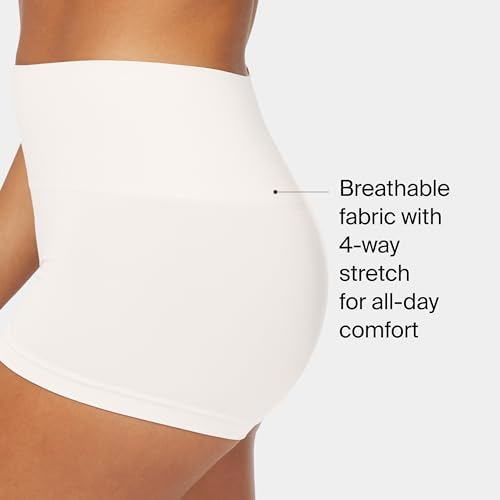 Image of SPANX SPANXshape Everyday Shaping Boyshort - Comfortable Core Control Shapewear Underwear - Invisible Under Clothes - No-Show