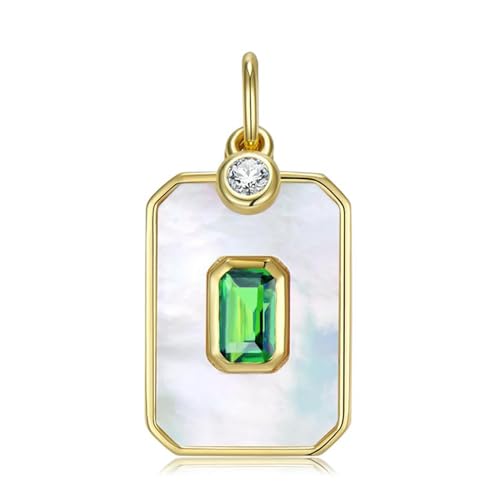 Pendentif grenat argent 925 anti-ternissement avec son cœur diopside