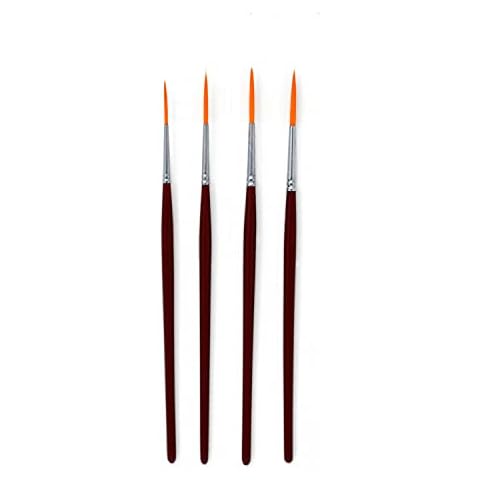 The Art Shop Skipton Artists Rigger Brush Set | Pack of 4 Rigger Paint Brushes Cover