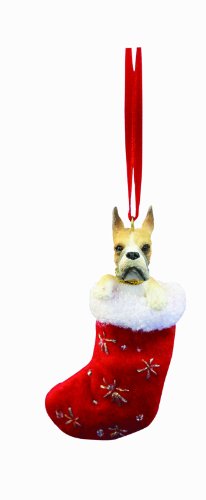Boxer Stocking Ornament