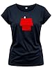 MAKAYA Womens Graphic Tee Shirt - Funny Printed T Shirt Casual Summer Top Cool Statement Humor Message Print Cotton Blue S #3