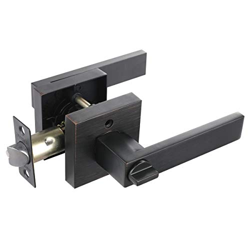 Tmc Entry Lever Lock Set For Exterior Door,Heavy Duty Door Lock Handle,Oil Rubbed Bronze Entry #TOP2