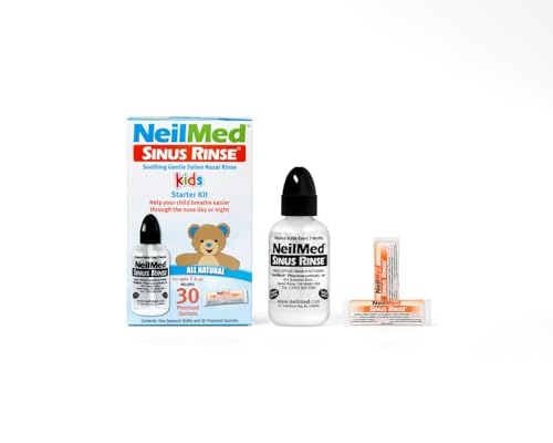 Miniatura 3 de Neilmed Pharmaceuticals - Aclaración Del Sino De Niños Todo El Kit Del Arrancador Natural - 30 Premezclado Paquetes