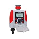 Aqualin Water Sprinkler Timer Two Outlets Electronic Hose Tap Garden Irrigation System Controller Watering Computer Waterproof for Lawn Yard