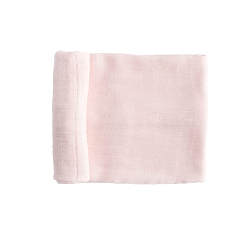 Image of Little Unicorn - Blush Deluxe Swaddle | Single | 100% Rayon Muslin from Bamboo | Super Soft | Newborns and Infants | Large 47 inch x 47 inch | Machine Washable