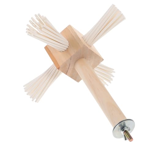 ifundom Natural Bird Perch Stand for Cockatiel Parakeet Parrot Durable Chew for Exercise Playtime Cage Easy Installation Increases Activity Space for Birds