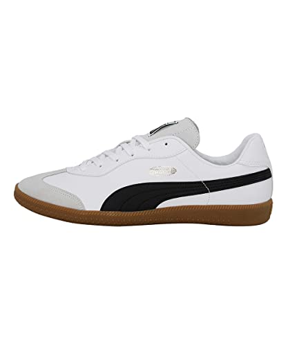 PUMA Unisex King 21 It Chaussures de football, Puma White Puma Black Gum, 42.5 EU