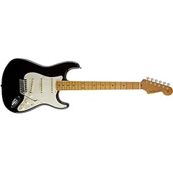 Fender 0117702806 Eric Johnson Stratocaster Guitare électrique en érable Noir - Les Beatles, Paul McCartney, John Lennon, RIngo Starr, George Harrison