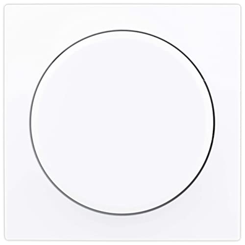 REV Studio, Dimmer Abdeckung, Drehknopf für Regler, weiss