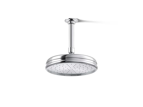 Kohler 13692-CP 8' single-function rainhead, 2.5 gpm, Polished Chrome