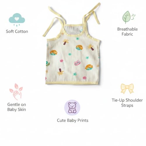 Image of V2M Cotton Jhabla New Born Baby Clothes