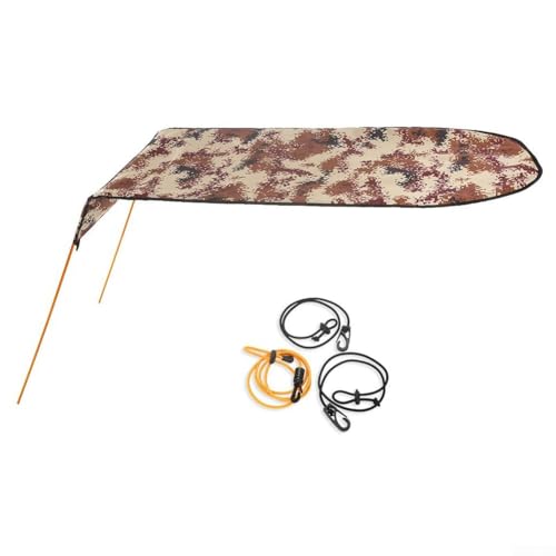 Zoegneer Toldo para kayak, canoa, kayak, canoa, barco, parasol para altura de 110 cm (camuflaje)