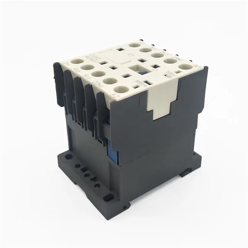 Contactor de CA tripolar CJX2-K0901 de 9 A para riel DIN de 35 mm de 1 unidad 5