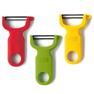 Kuhn Rikon Original Swiss Peeler 3-Pack Red/Green/Yellow