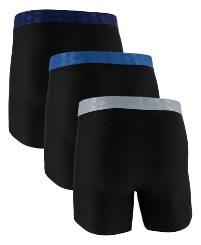 Image of Under Armour Men's Performance Tech Boxerjock Brief Underwear, 6 inch Inseam, All-Day Comfort & Ultra-Soft, 3-Pack