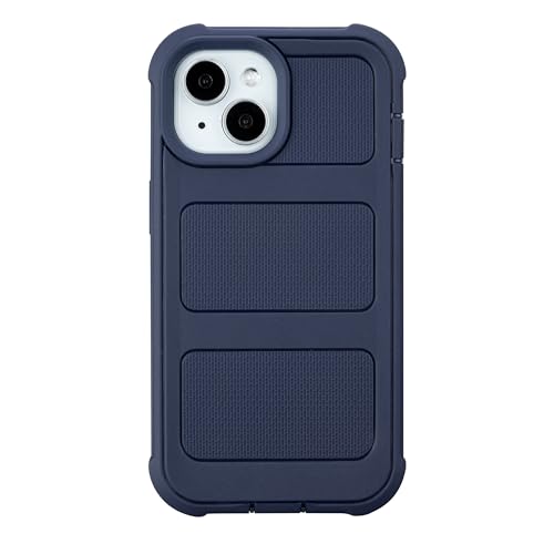 Saiboro for iPhone 15 Case with Belt Clip Holster & Stand, Defender Anti-Drop Protection, 2-Layer Sturdy Protective Case for iPhone 15, Defender Belt Clip Case Blue by Saiboro - Image 2