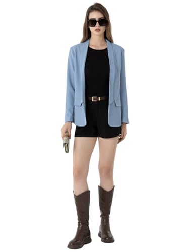 Blazer femme veste de costume chic revers châle tuxedos pour bal de promo