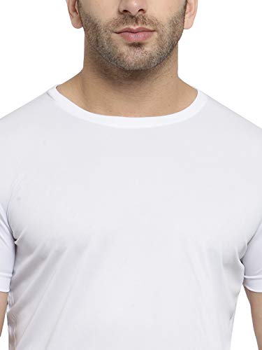 Image of AWG ALL WEATHER GEAR Men's Round Neck Half Sleeves, Lightweight Quick Dry Regular Dry Fit Sports T-shirt