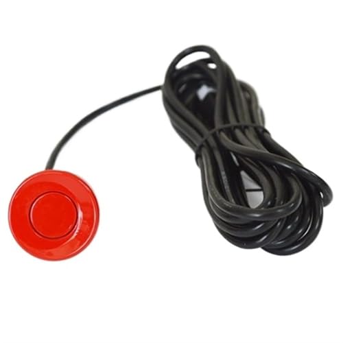 Radar de recul pour voiture Parktronic - 5 mètres - Capteur de recul - Radar de recul - Accessoires de stationnement de voiture - Radar de recul (rouge)