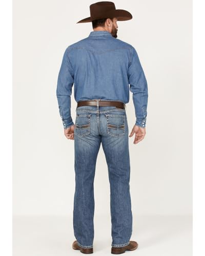 ARIAT Men's M7 Branson Merrick Medium Wash Slim Straight Jeans - 10040498 33W x 32L US3