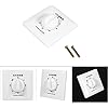 30/60/120 Min Countdown Timer, Wall Timer Switches Mechanical Countdown Timer for Bathroom Fan, Lights, Water Heater, Pump, Router(60min)