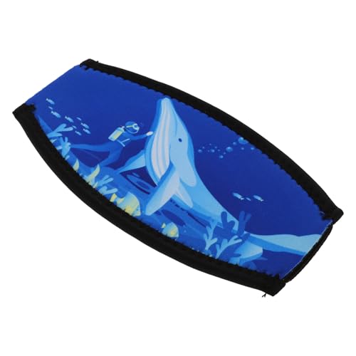 DIYEAH Bandeau de Protection en Néoprène pour Sangle de Masque de Plongée Adulte, Accessoire Antidérapant à Double Couche, Protège Cheveux, Confortable et Adaptable, Snorkeling et Sports