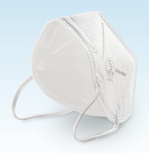 Sentias Kindermaske 5 Stück - Maske für Kinder BfArM zugelassen - Made in Germany Weià – Bild 4