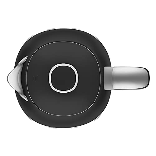 Image of SMEG KLF03 Electric Kettle 1.7L (7 Cup), Retro Hot Water Boiler for Tea & Coffee, Fast Boiling, Auto Shut-Off, Soft Open Lid, 360 Swivel Base Countertop Kettle - Matte Black