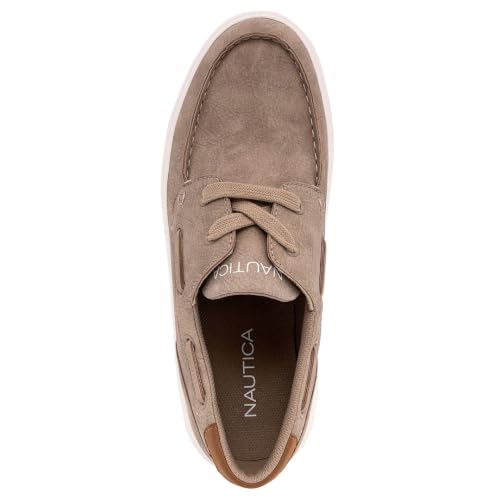 Image of NAUTICA Men's Lace-Up Boat Shoe Casual Loafers Comfort Sneaker - Walking Moccasin