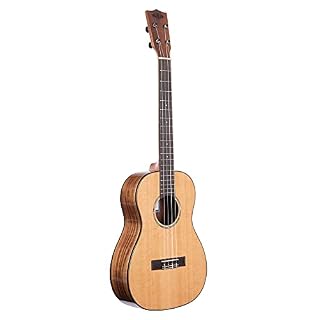 Kala KA-SCAC-B – Solid Cedar Top Acacia, Ukulélé Baryton - Les Beatles, Paul McCartney, John Lennon, RIngo Starr, George Harrison