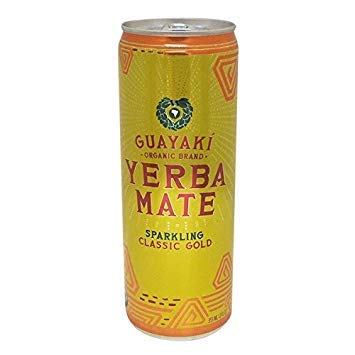 Guayaki Yerba Mate Classic Gold Sparkling Mate, 12 fl. oz. (Pack ...