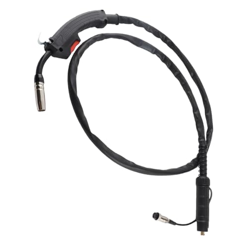Denash Soporte para Pistola de Soldar MIG, Repuesto de Antorcha Stinger para MIG130 de 2 M, Cable de Pistola de Soldar 160 A ~ 200 A para Cables de 0,8~1,2 Mm, Ideal para Accesorios de Máquinas de