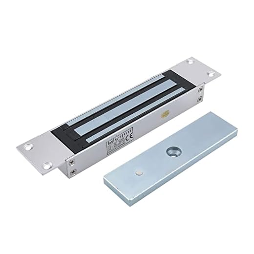 350KG (800lbs) Access Control Electric Magnetic Door Lock 12V Electric Lock Holding Force Doorbell with Camera