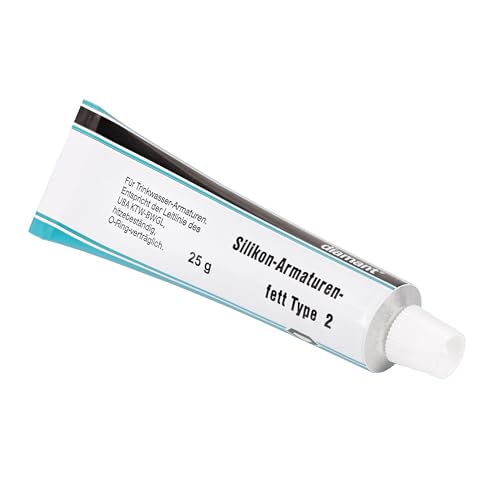 Snapworld-Kaffee Grasa de silicona 25g Tipo 2 para juntas tóricas, juntas de plástico transparentes impermeables, de calidad alimentaria, grasa para fontanero, lubricante para válvulas, sellador para