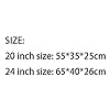Carry On Suitcase Front Opening Trolley Suitcase With Wheels Suitcase For Men And Women Suitable For Vacation And Travel
