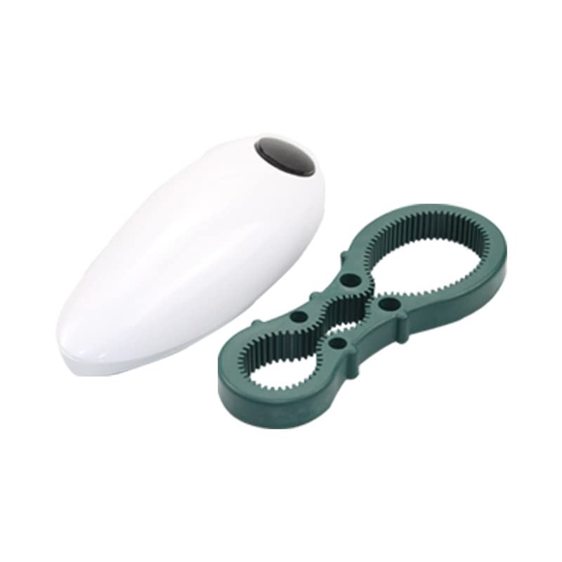 MOOKEENONE Home Automatic Electric Can Opener One Touch Jar Opener & 8-Shaped Bottle Opener