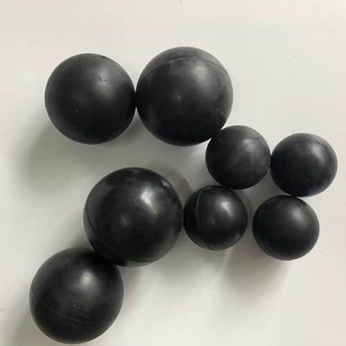 Black Round Solid Rubber Ball Bouncy Balls Training Ball Diameter 2mm - 75mm (10,32mm)
