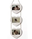 Cadeau émotionnel à triple dimension: Plus parlant qu'un cadre unique: idéal pour anniversaires, diplômes ou fêtes. Les trois cœurs incarnent 